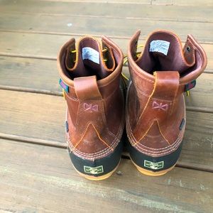 G. H. Bass Waterproof Duck Boots. Men’s size 13. Rubber bottom. Leather upper.